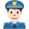 Police Officer - Light emoji on Twitter